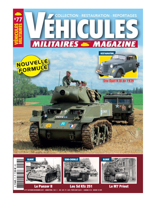 VEHICULES MILITAIRES N¡77 Octobre Novembre 2017