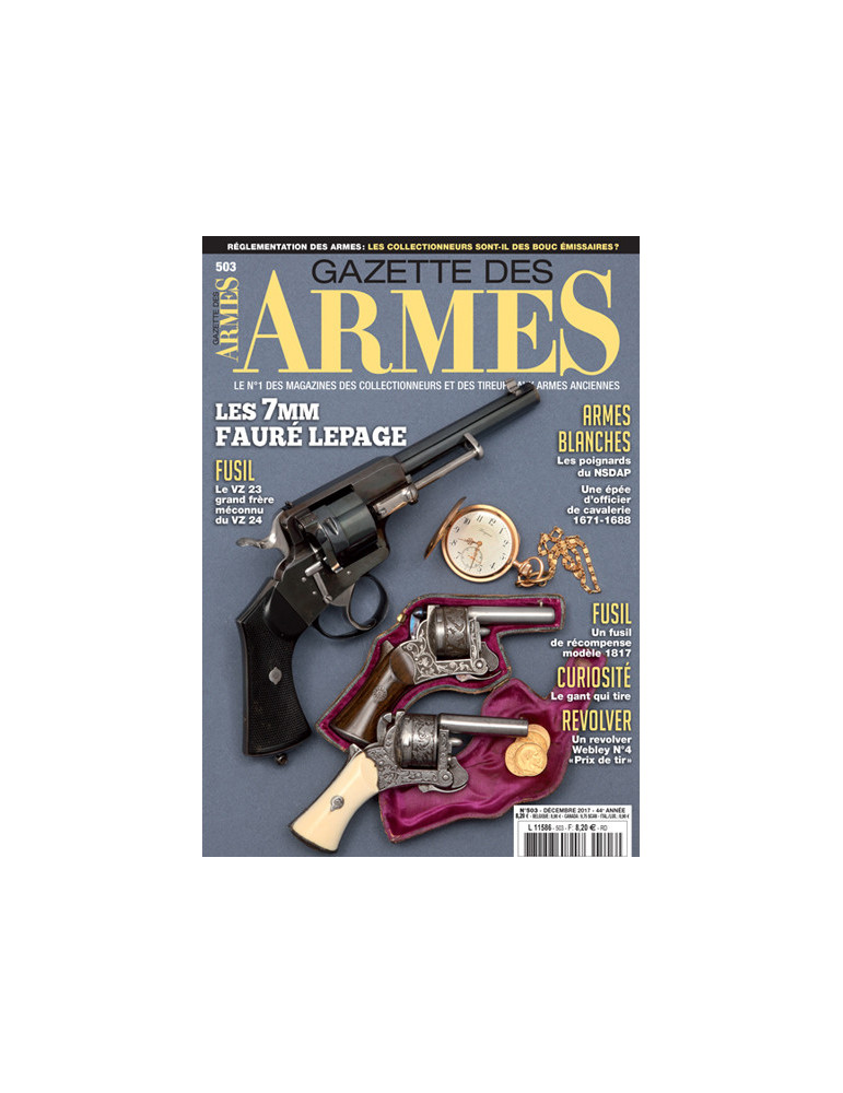 GAZETTE DES ARMES N¡503 Dcembre 2017 GAZETTE DES ARMES N¡503 Dcembre 2017