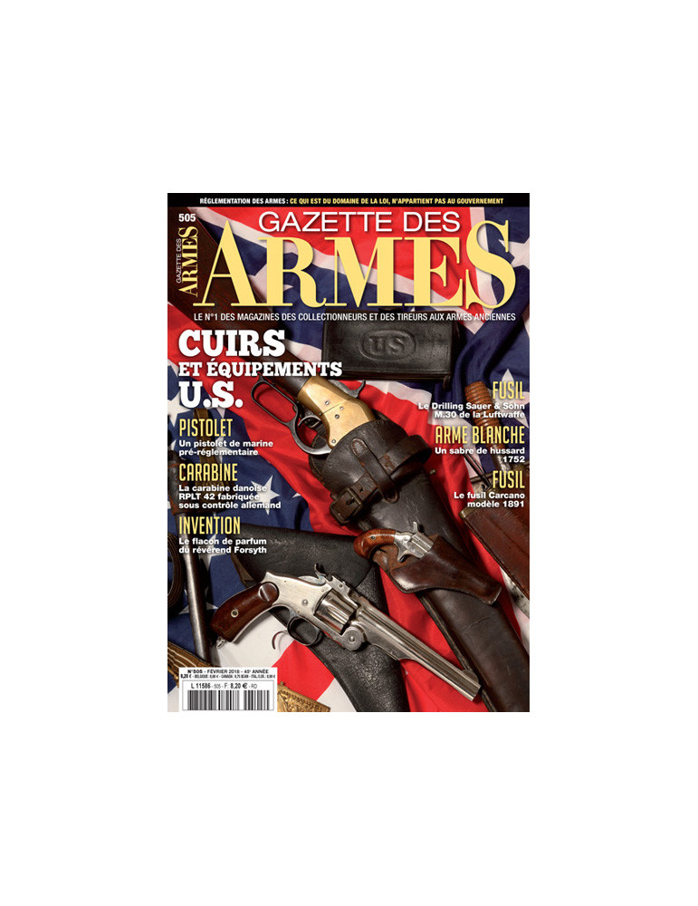GAZETTE DES ARMES N¡505 Fevrier 2018