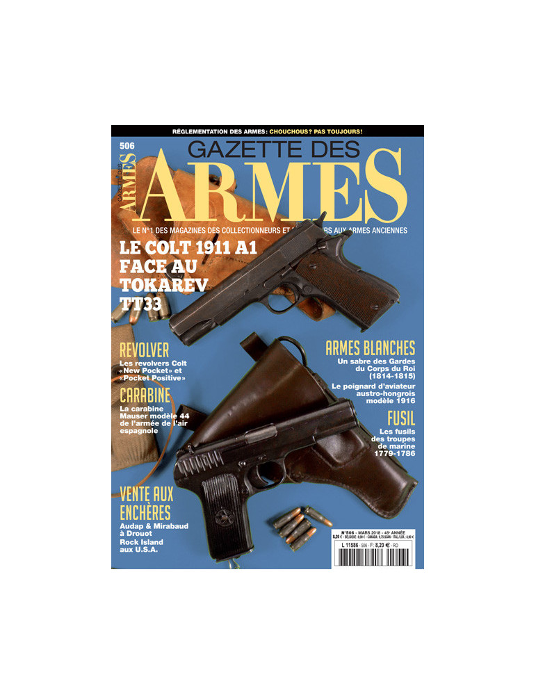 GAZETTE DES ARMES N¡506 Mars 2018 GAZETTE DES ARMES N¡506 Mars 2018