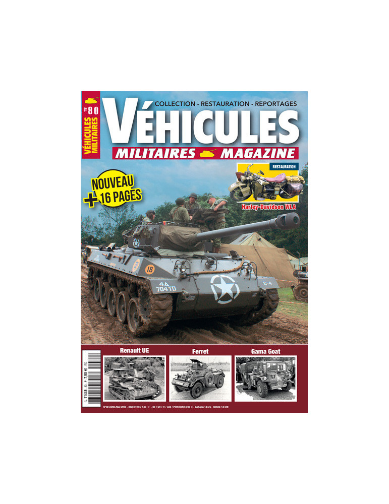 VEHICULES MILITAIRES N¡80 Avril Mai 2018