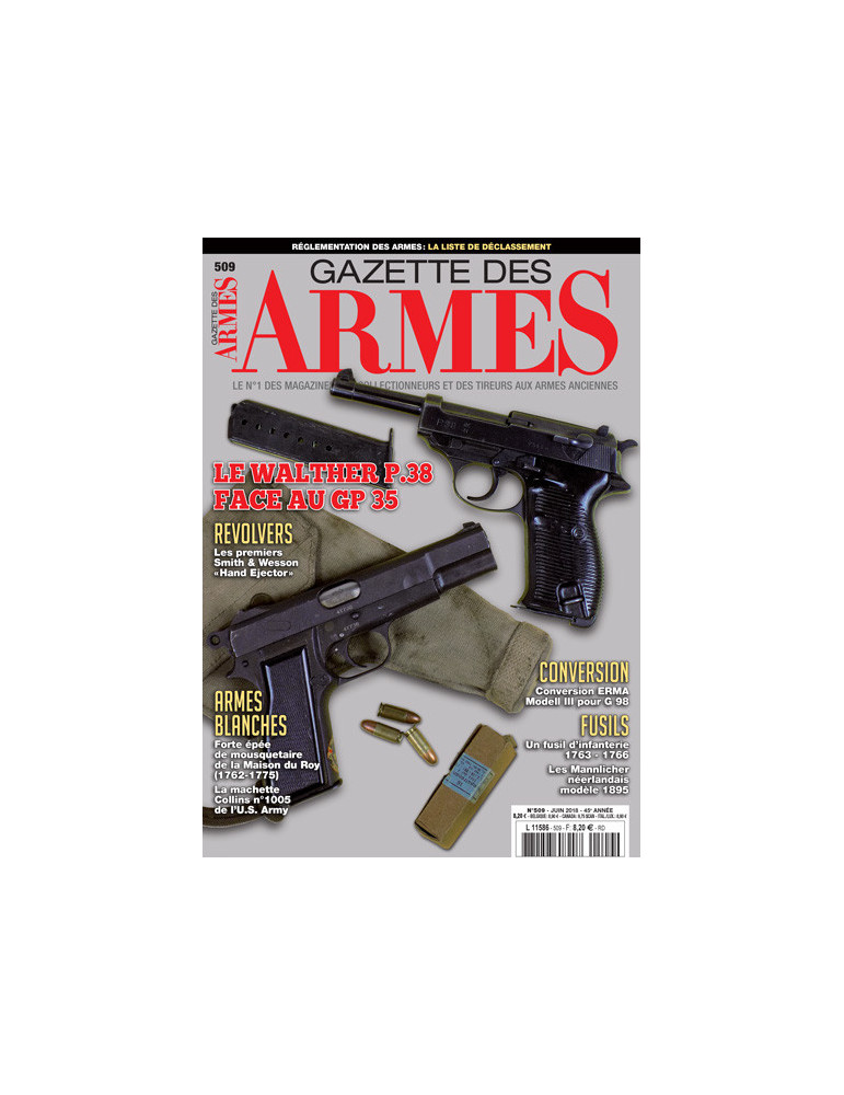 GAZETTE DES ARMES N¡509 Juin 2018