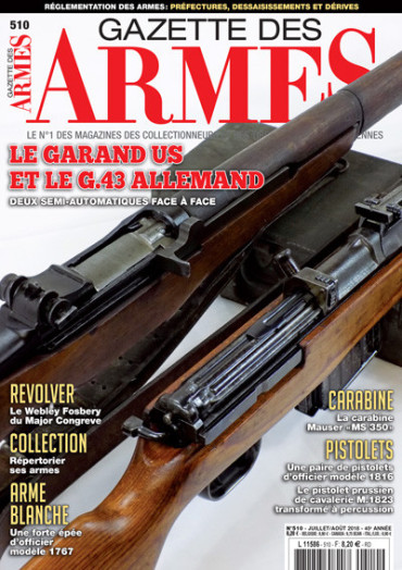GAZETTE DES ARMES N¡510 Juillet Aout 2018