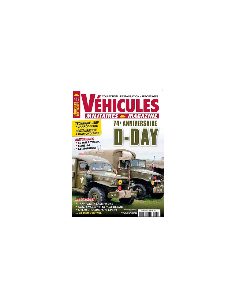 VEHICULES MILITAIRES N¡82 Aout Septembre 2018