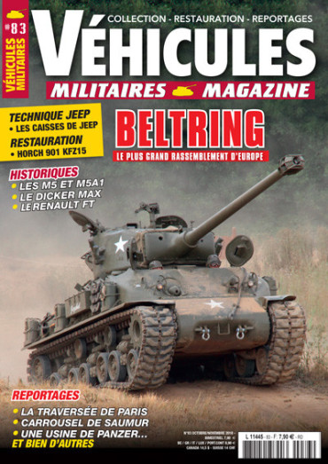VEHICULES MILITAIRES N¡83 Octobre Novembre 2018