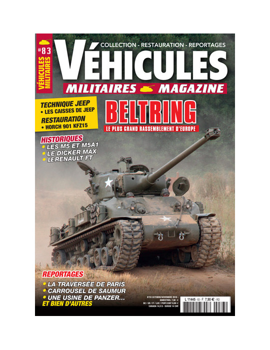 VEHICULES MILITAIRES N¡83 Octobre Novembre 2018