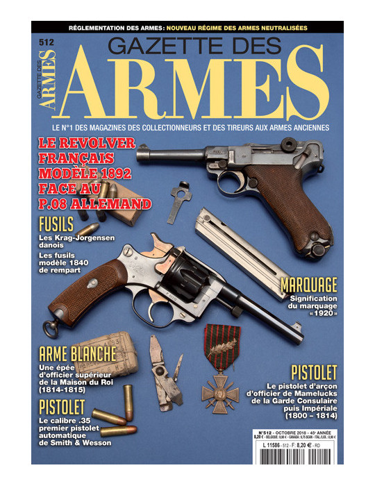 GAZETTE DES ARMES N¡512 Octobre 2018