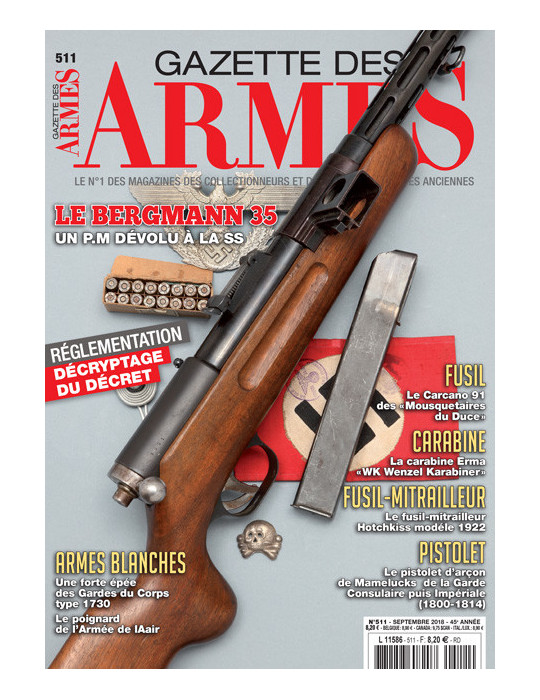 GAZETTE DES ARMES N¡511 Septembre 2018