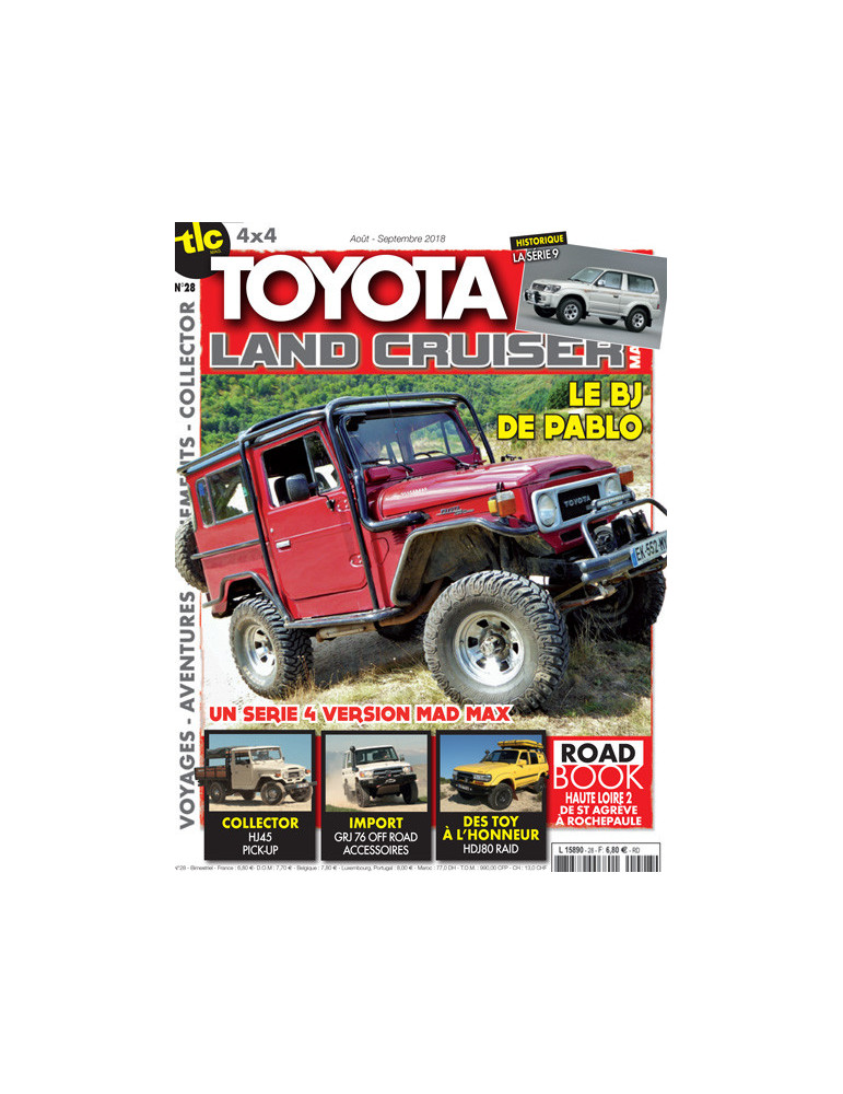 TOYOTA LAND CRUISER N¡28 Aout Septembre 2018