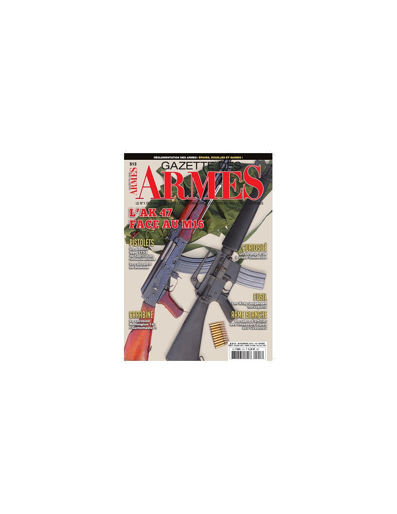 GAZETTE DES ARMES N¡513 NOVEMBRE 2018
