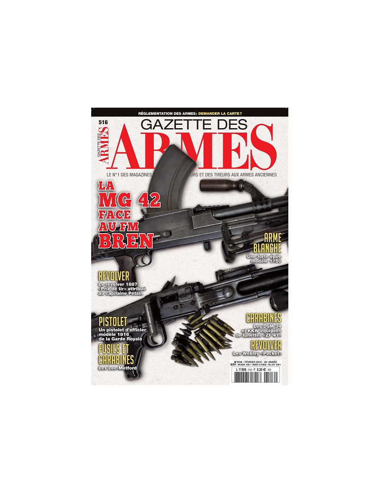 GAZETTE DES ARMES N¡516 Fvrier 2019