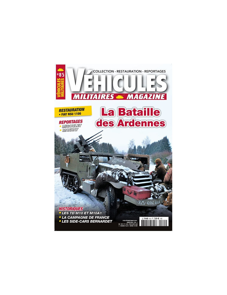 VEHICULES MILITAIRES N¡ 85 Fvrier Mars 2019