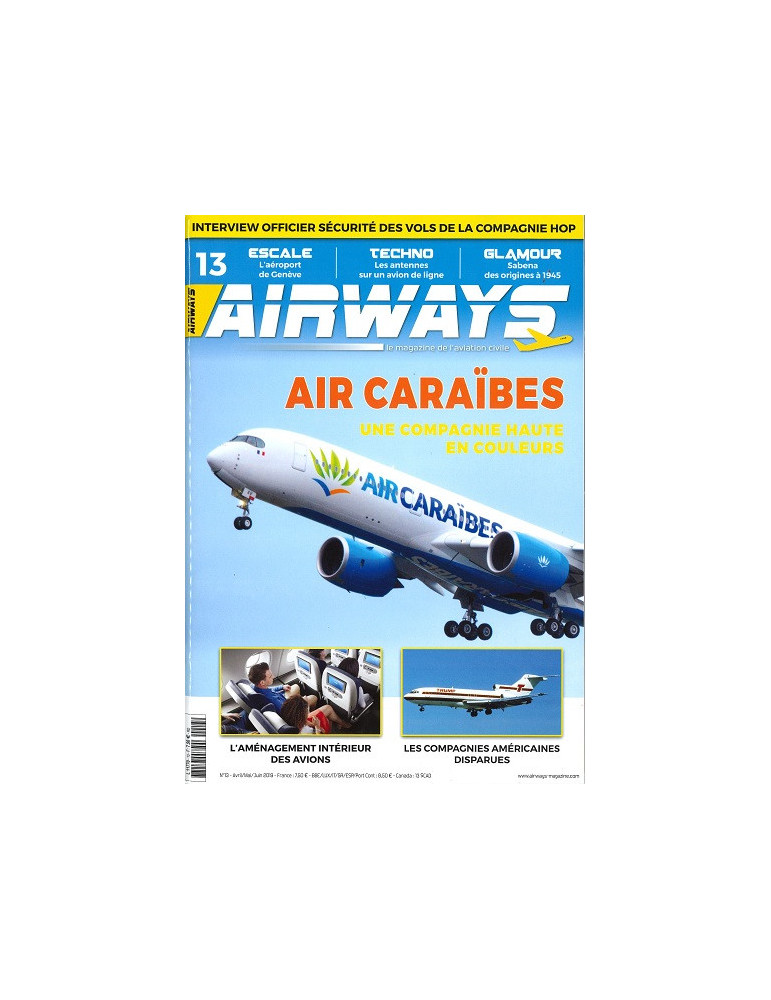 AIRWAYS N¡13 Avril Mai Juin 2019