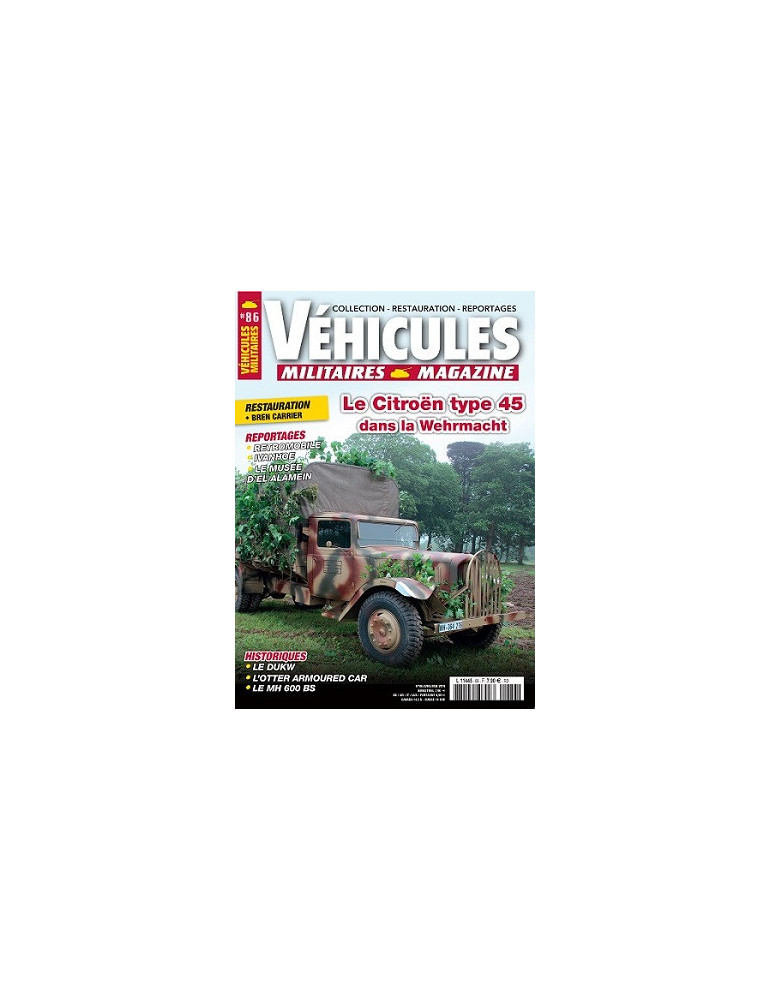 VEHICULES MILITAIRES N¡86 AVRIL MAI 2019 VEHICULES MILITAIRES N¡86 AVRIL MAI 2019