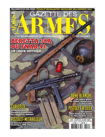 GAZETTE DES ARMES N¡ 521 JUILLET AOUT 2019