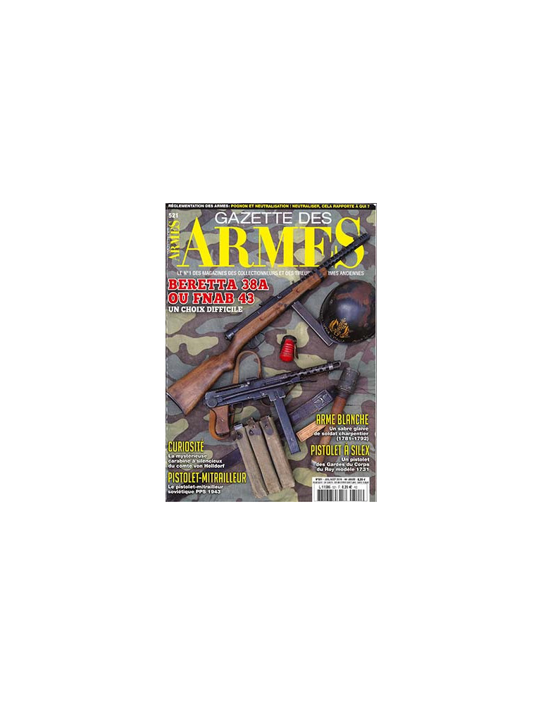 GAZETTE DES ARMES N¡ 521 JUILLET AOUT 2019