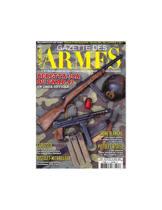 GAZETTE DES ARMES N¡ 521 JUILLET AOUT 2019