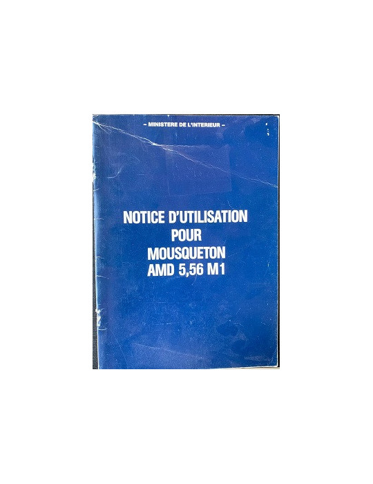NOTICE DUTILISATION POUR MOUSQUETON AMD 5,56 M1