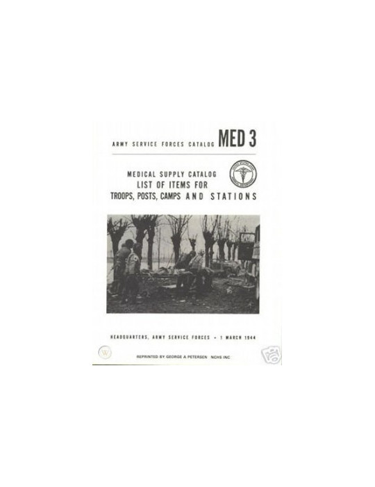 ARMY SERVICE FORCES CATALOG - MED 3