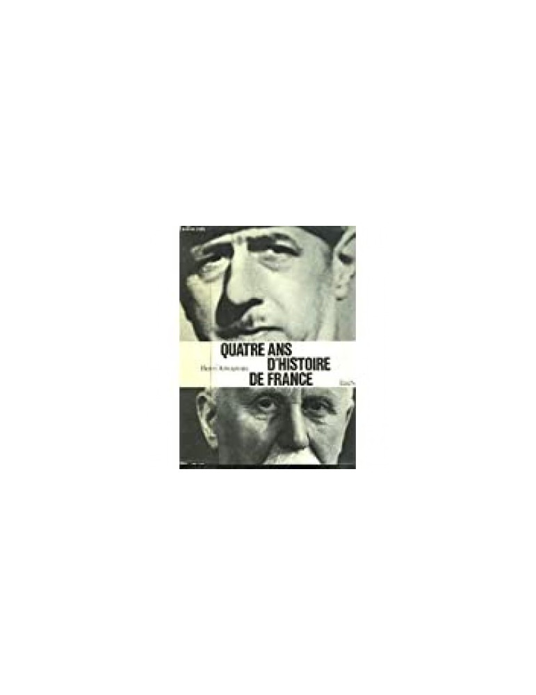 QUATRE ANS DÔHISTOIRE DE FRANCE QUATRE ANS DÔHISTOIRE DE FRANCE