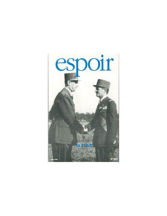 ESPOIR N¡107 - LA 2e DB - JUIN 1996