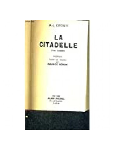 LA CITADELLE - A.J. CRONIN