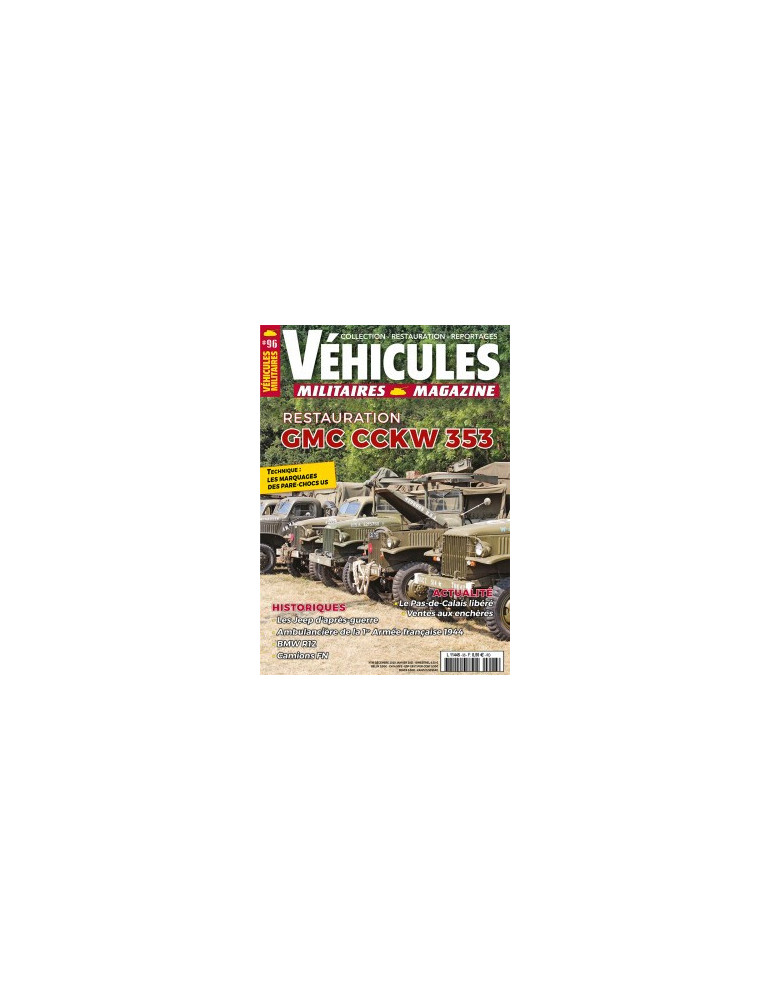 VEHICULES MILITAIRES N¡96 - DECEMBRE 2020 JANVIER 2021
