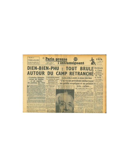 PARIS-PRESSE - JOURNAL DU VENDREDI 19 MARS 1954