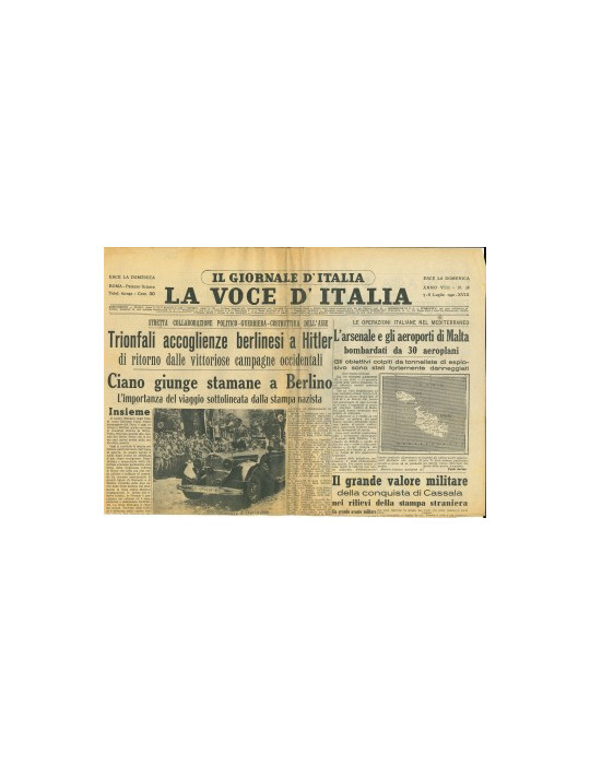 LA VOCE DÔITALIA - 7, 8 LUGLIO/JUILLET 1940