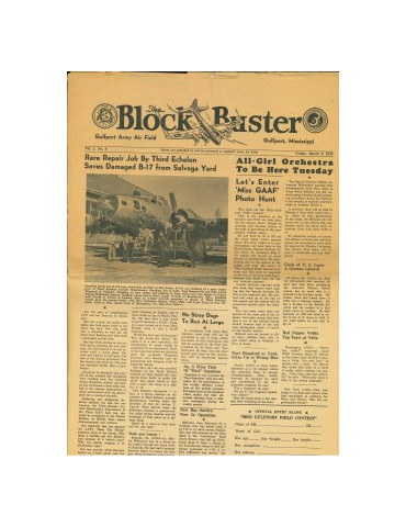 THE BLOCK BUSTER - FRIDAY, MARCH 2, 1945