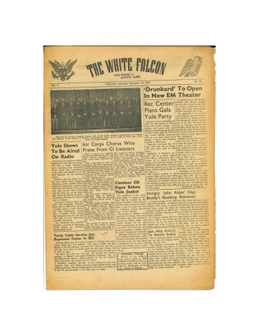 THE WHITE FALCON - LOT DE 4 JOURNAUX - 1943