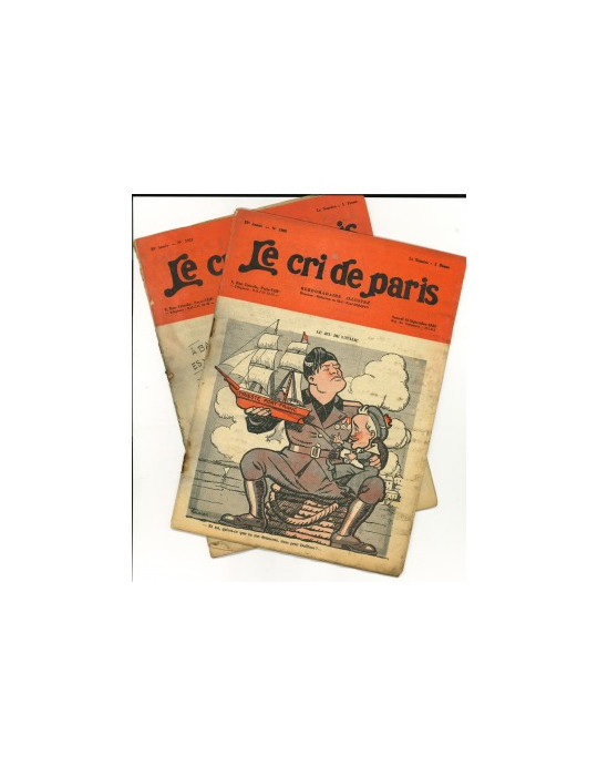 LE CRI DE PARIS - LOT DE DE 2 MAGAZINES (1933-1934)