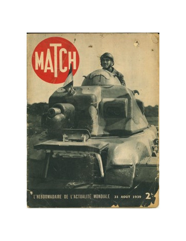 MATCH - LOT DE 6 MAGAZINES (1938-1939)