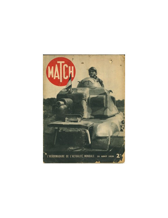 MATCH - LOT DE 6 MAGAZINES (1938-1939)