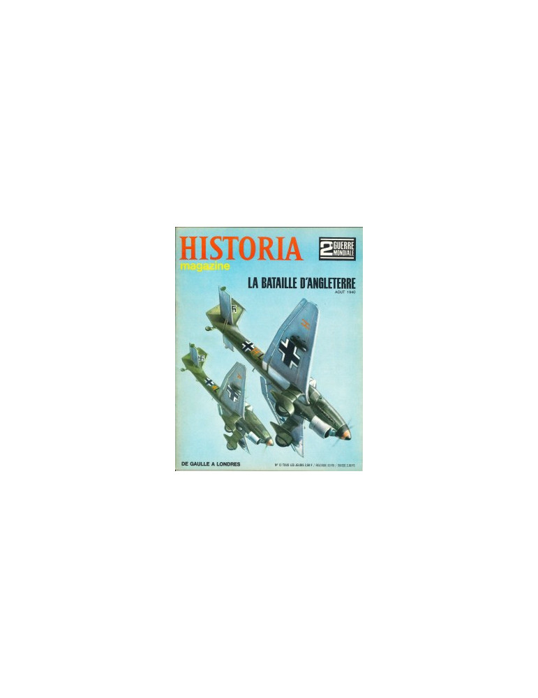 HISTORIA MAGAZINE - LOT DE 11 MAGAZINES (N¡10 A 20) HISTORIA MAGAZINE - LOT DE 11 MAGAZINES (N¡10 A 20)