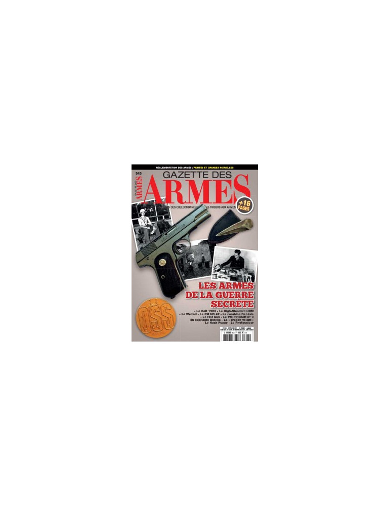 GAZETTE DES ARMES N¡545 - OCTOBRE 2021