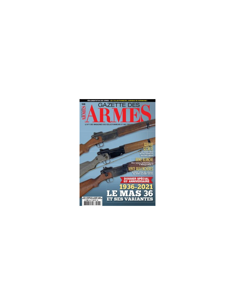 GAZETTE DES ARMES N¡546 - NOVEMBRE 2021