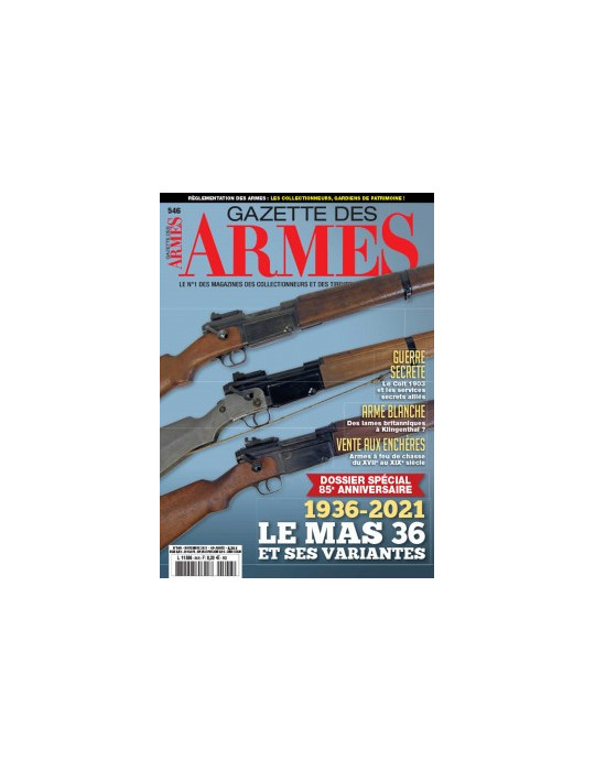 GAZETTE DES ARMES N¡546 - NOVEMBRE 2021