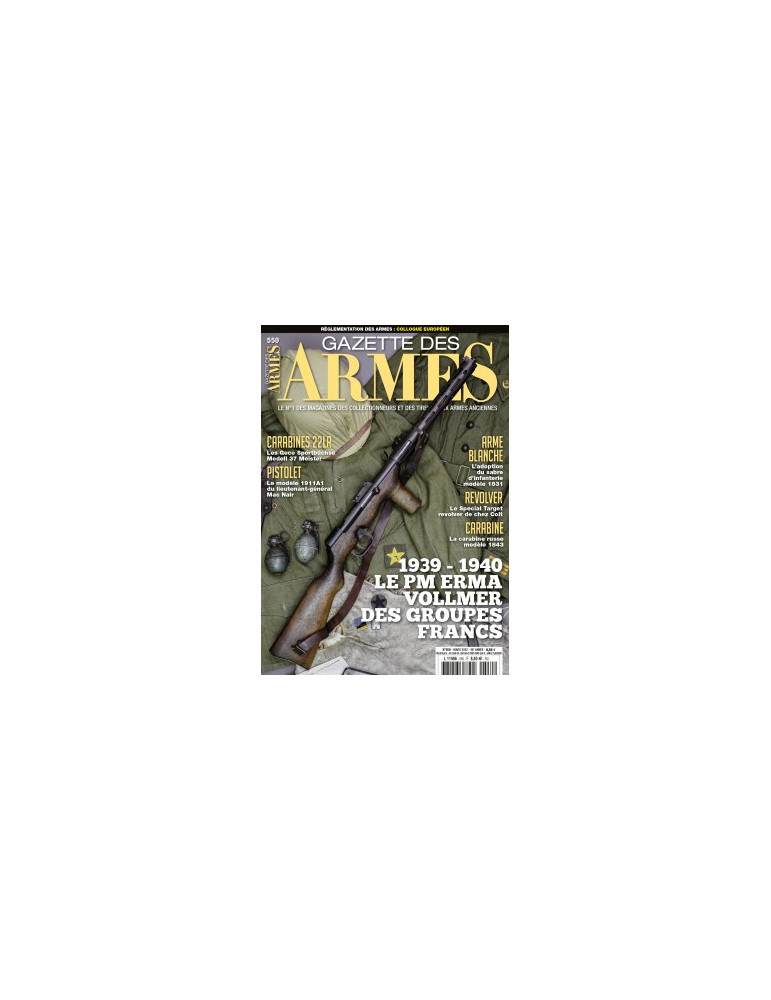GAZETTE DES ARMES N¡550 - MARS 2022