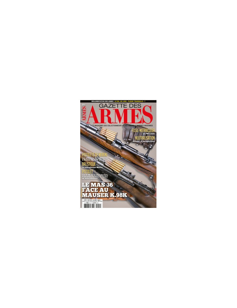 GAZETTE DES ARMES N¡551 - AVRIL 2022
