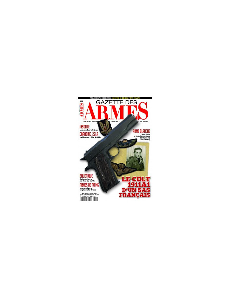 GAZETTE DES ARMES N¡552 - MAI 2022