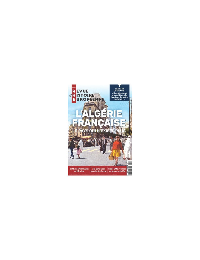 REVUE DÔHISTOIRE EUROPEENNE N¡11 REVUE DÔHISTOIRE EUROPEENNE N¡11