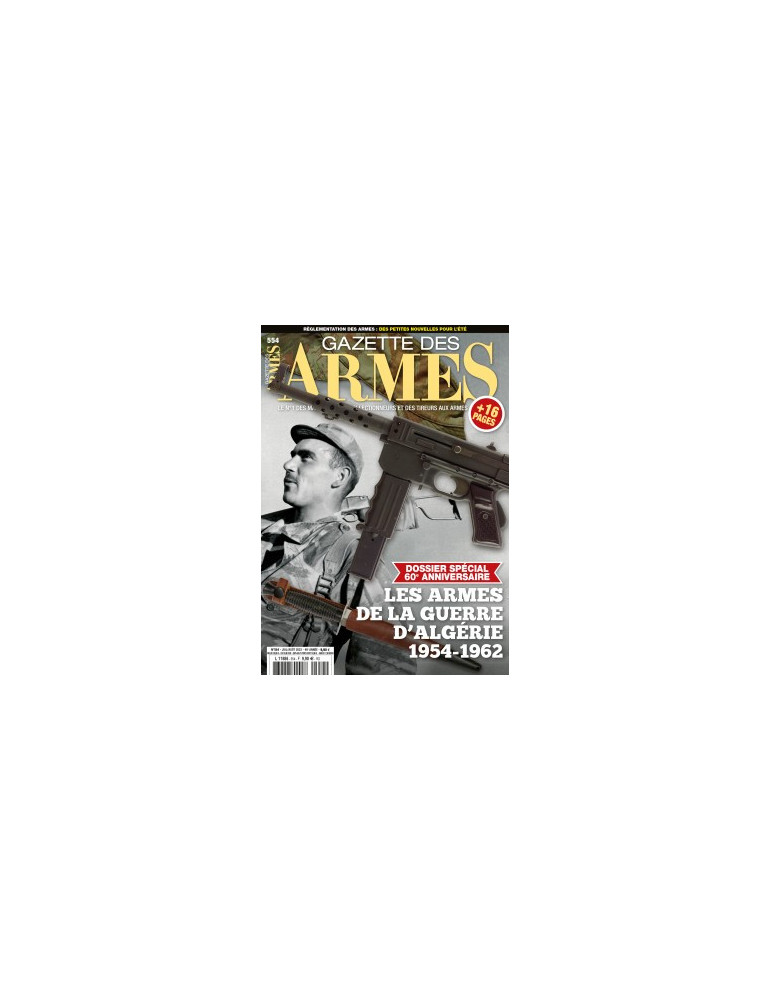 GAZETTE DES ARMES N¡554 - JUILLET AOUT 2022