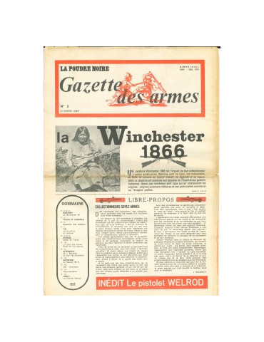 JOURNAL GAZETTE DES ARMES N¡3