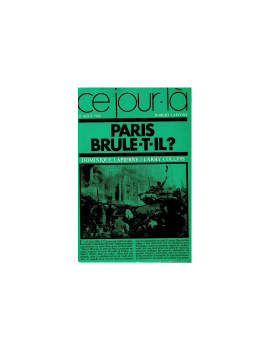 PARIS BRULE T IL ?