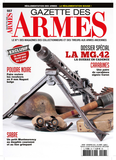 GAZETTE DES ARMES N°557 - NOVEMBRE 2022