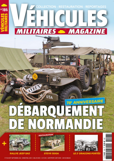 VEHICULES MILITAIRES N°106 - AOUT SEPTEMBRE 2022