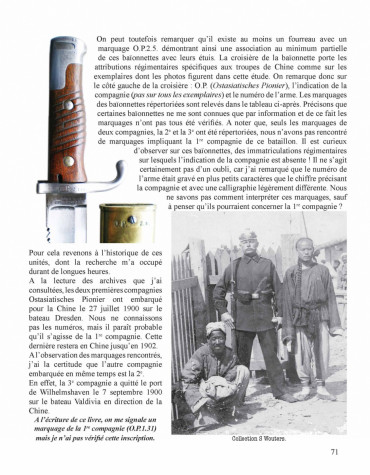 LES BAÏONNETTES ALLEMANDES 1898-1945