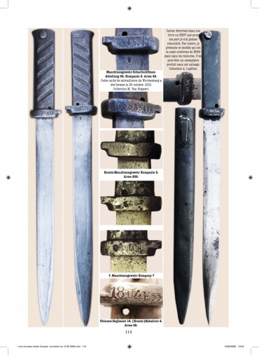 LES BAÏONNETTES ERSATZ ALLEMANDES