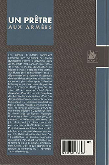 UN PRÊTRE AUX ARMÉES  1914-1918